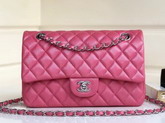 Chanel Classic Caviar Flap Bag in Pearl Pink