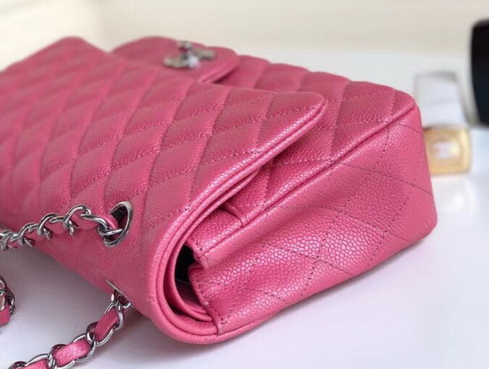 Chanel Classic Caviar Flap Bag in Pearl Pink