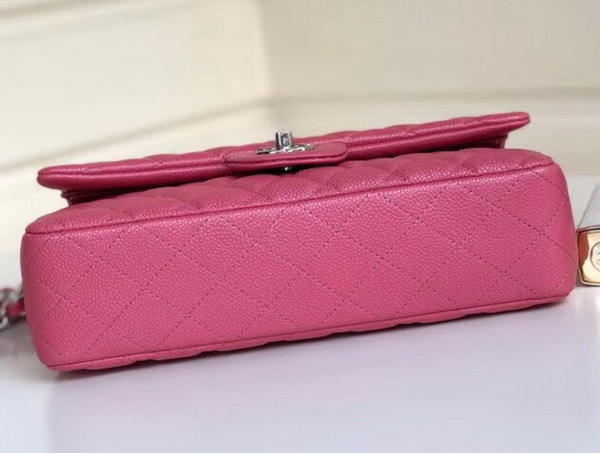 Chanel Classic Caviar Flap Bag in Pearl Pink