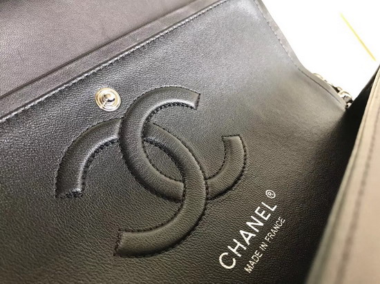 Chanel Classic Flap Bag in Black Patent Leather