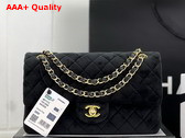 Chanel Classic Flap Bag in Black Velvet Replica