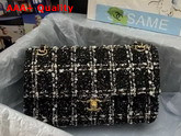 Chanel Classic Flap Bag in Check Tweed Replica