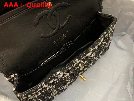 Chanel Classic Flap Bag in Check Tweed Replica