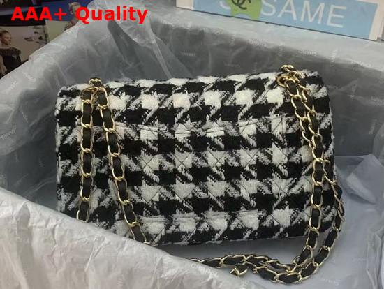 Chanel Classic Flap Bag in Houndstooth Tweed Replica