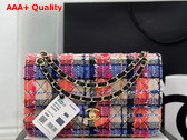 Chanel Classic Flap Bag in Multicolor Tweed Replica