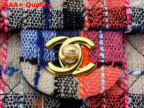 Chanel Classic Flap Bag in Multicolor Tweed Replica