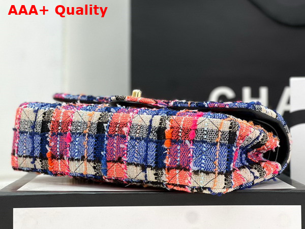 Chanel Classic Flap Bag in Multicolor Tweed Replica