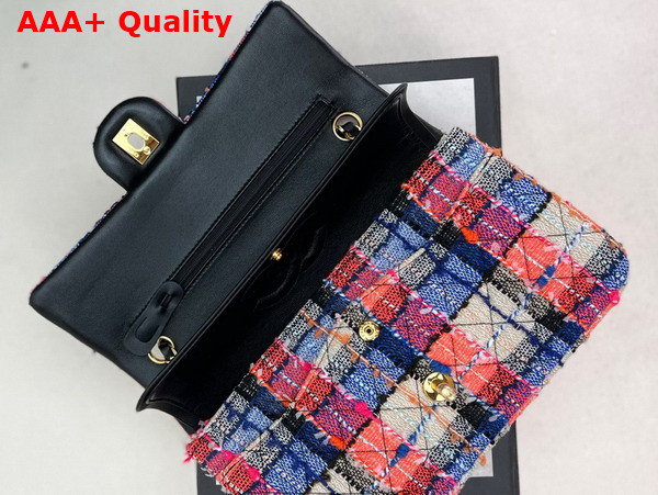 Chanel Classic Flap Bag in Multicolor Tweed Replica