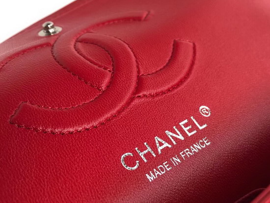 Chanel Classic Flap Bag in Red Patent Leather