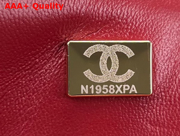 Chanel Classic Flap Bag in Red Tweed Replica