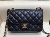 Chanel Classic Small Caviar Flap Bag in Black with Gold Hardware