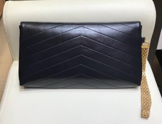 Chanel Clutch in Black Calfskin A57493