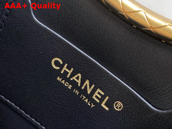 Chanel Clutch in Black Lambskin Gold Tone Metal AS5038 Replica