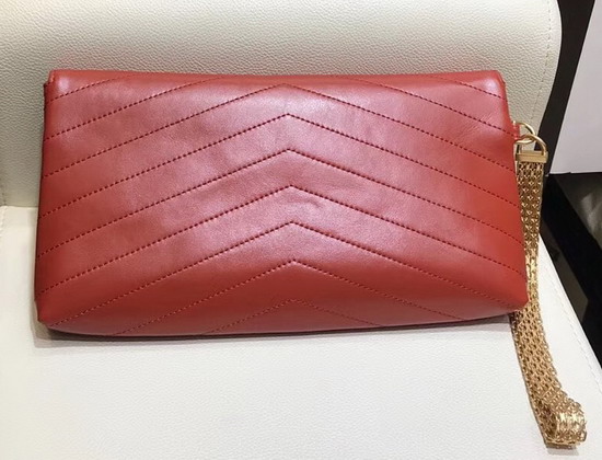 Chanel Clutch in Orange Calfskin A57493