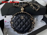 Chanel Clutch with Chain Lambskin Gold Metal Black Ref AP2568 Replica