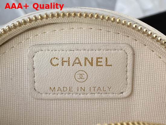 Chanel Clutch with Chain Lambskin Gold Metal White Ref AP2568 Replica