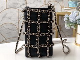 Chanel Clutch with Chain Lambskin and Gold Tone Metal Black AP1161