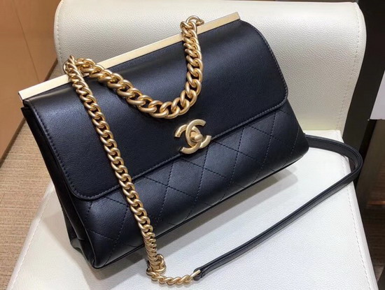 Chanel Coco Luxe Small Flap Bag A57086 Black