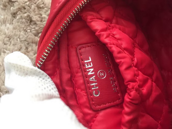 Chanel Cosmetic Purse Red Lambskin for Sale