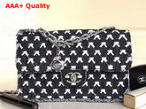 Chanel Denim Flap Bag Black Replica