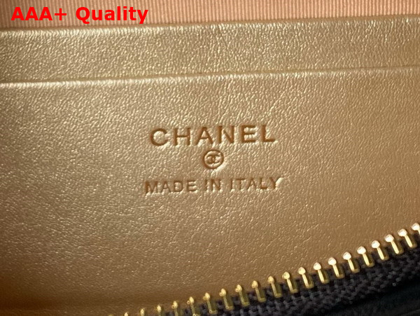 Chanel Double C Waist Bag in Black Shiny Lambskin AS4113 Replica