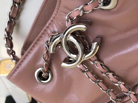 Chanel Drawstring Bag Dusty Pink