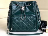 Chanel Drawstring Bag in Green