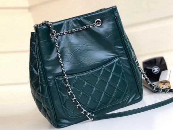 Chanel Drawstring Bag in Green