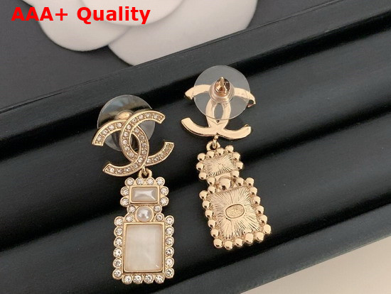 Chanel Earrings Metal Resin Imitation Pearls Replica