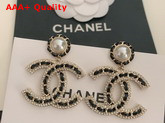 Chanel Earrings Metal Strass Replica