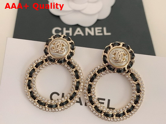 Chanel Earrings Metal Strass and Glass Pearls Replica