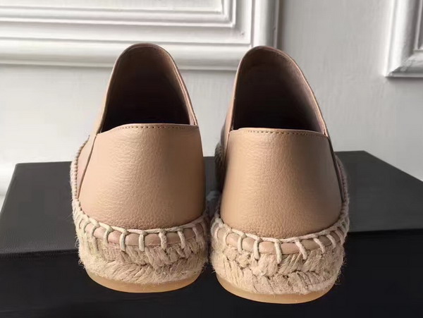 Chanel Espadrilles Calfskin Beige Black For Sale