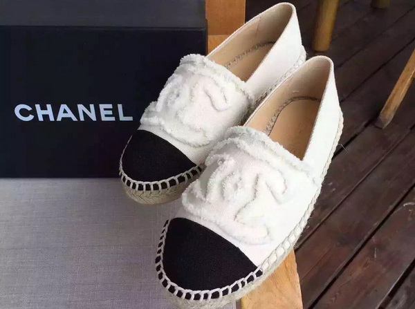 Chanel Espadrilles Denim Beige Black for Sale