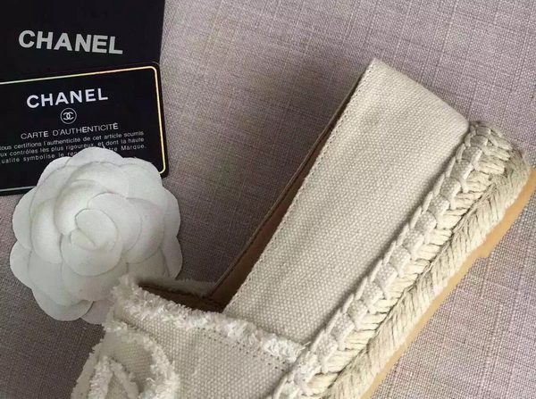 Chanel Espadrilles Denim Beige Black for Sale