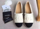 Chanel Espadrilles Denim Beige Black for Sale