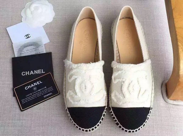 Chanel Espadrilles Denim Beige Black for Sale