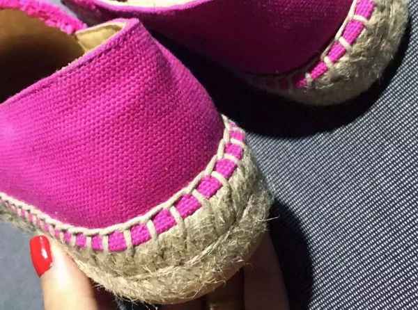 Chanel Espadrilles Denim Fuchsia Black for Sale