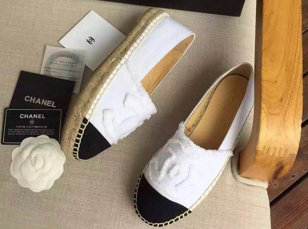 Chanel Espadrilles White Denim for Sale