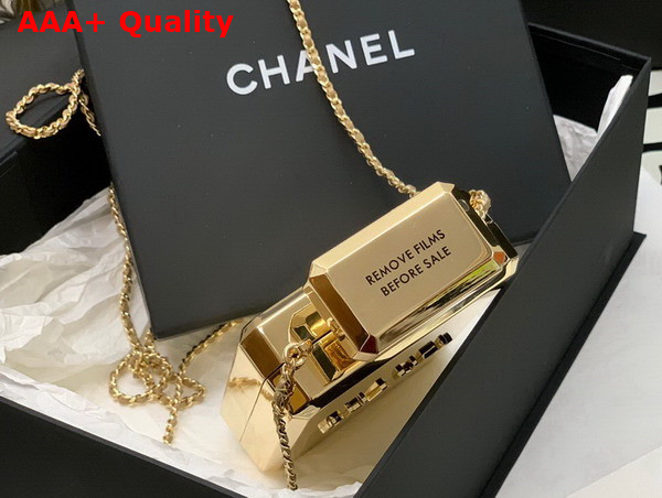 Chanel Evening Bag Metal Gold Ref AS3264 Replica