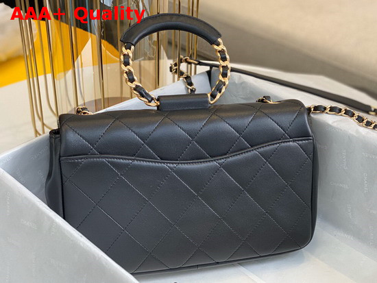 Chanel Flap Bag Lambskin and Gold Metal Black AS1358 Replica