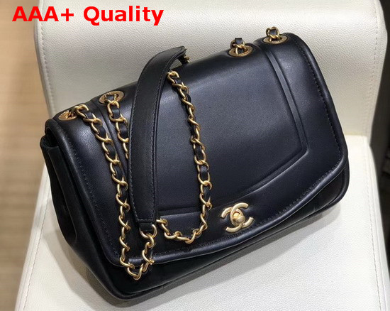 Chanel Flap Bag Lambskin and Gold Tone Metal Black AS1178 Replica