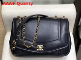 Chanel Flap Bag Lambskin and Gold Tone Metal Black AS1178 Replica