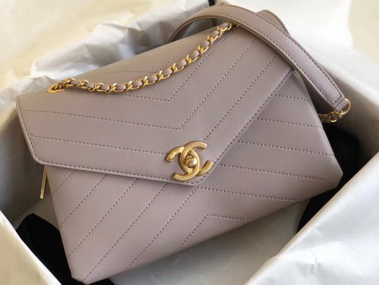 Chanel Flap Bag Light Grey A57431