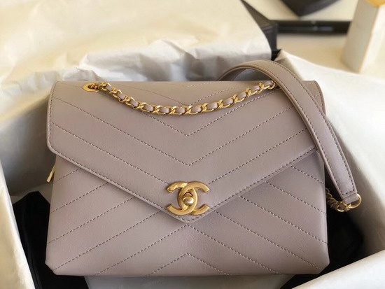 Chanel Flap Bag Light Grey A57431