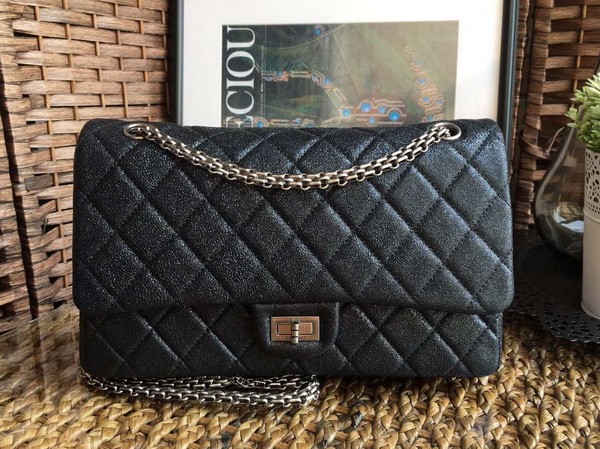 Chanel Flap Bag Pearl Black Lambskin for Sale