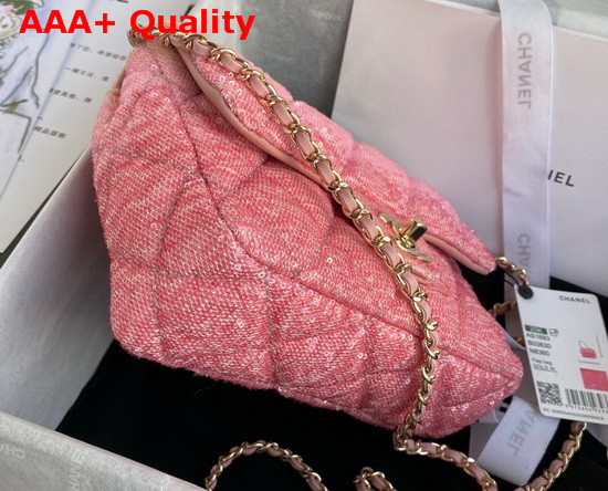 Chanel Flap Bag Pink Sequins Limited Edition Replica