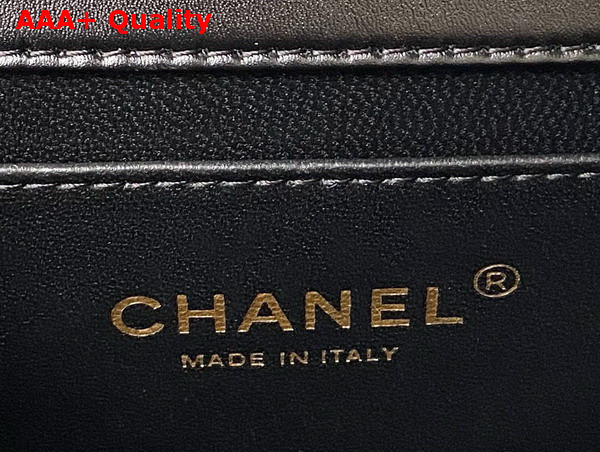 Chanel Flap Bag in Black Calfskin AS2649 Replica