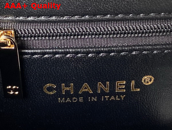 Chanel Flap Bag in Black Satin Replica