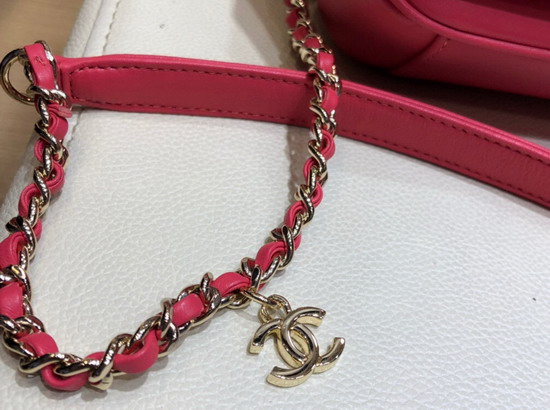 Chanel Flap Bag in Hot Pink Lambskin AS0321