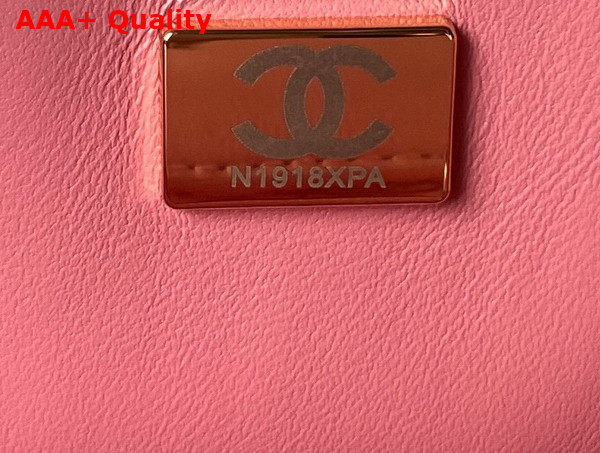 Chanel Flap Bag in Pink Satin Replica